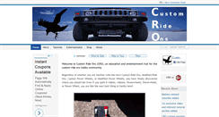 Desktop Screenshot of customrideons.com